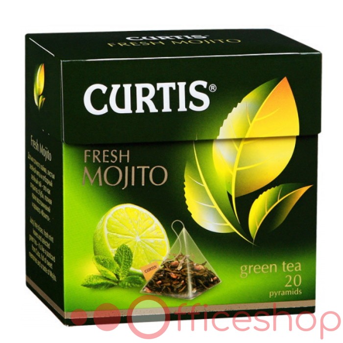 Ceai verde Curtis Fresh Mojito, 25 plicuri, 6490